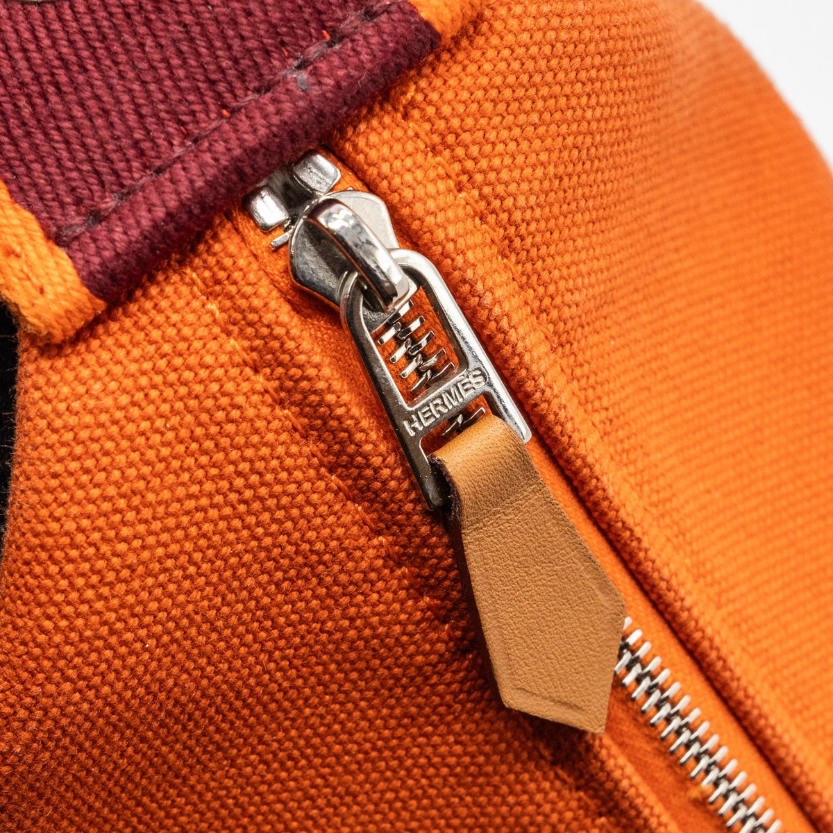 TROUSSE DE TOILETTE BRIDE A BRAC PM TRAVEL POUCH CANVAS ORANGE FEU SHW
